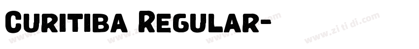 Curitiba Regular字体转换 Curitiba Regular字体转换